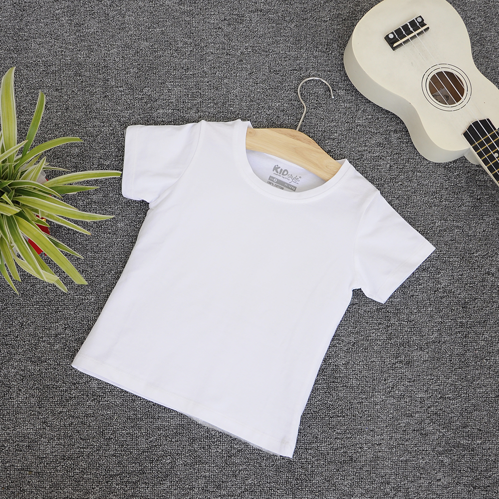 Combo 2 áo thun trơn trắng đen vải dày mịn | Shopee Việt Nam