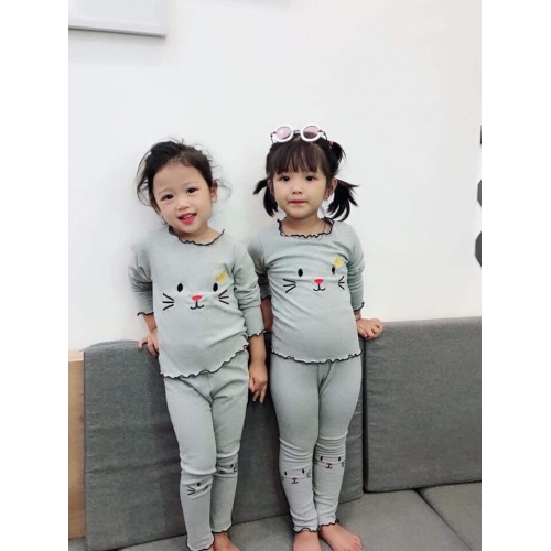BG230701 - Bộ bé gái dài tay