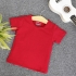 TN06 - Áo thun trơn trẻ em cổ tròn tay ngắn (Màu cà rốt nhạt)