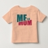 TNF6907- Áo thun trẻ em tay ngắn in chữ Mẹ Là Mom màu hồng cam