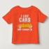 TNE7111 -  Áo thun cổ tròn tay ngắn in chữ I Like Car (Màu vàng chanh)