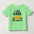 TNE7111 -  Áo thun cổ tròn tay ngắn in chữ I Like Car (Màu vàng chanh)
