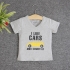 VNE7112 - Áo thun trẻ em cổ tim tay ngắn in chữ I Like Car (Xanh lá)